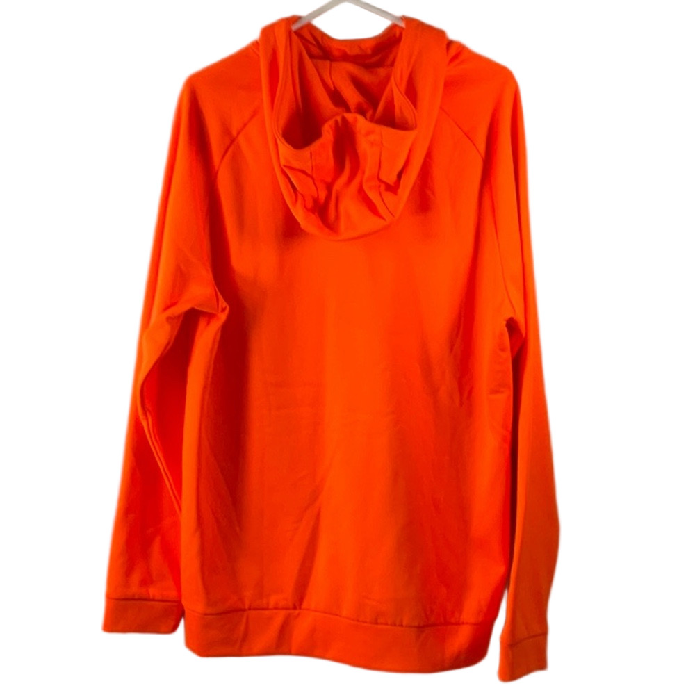 Nike Vibrant Orange Hoodie with Gray Swoosh - Picture 4 of 8